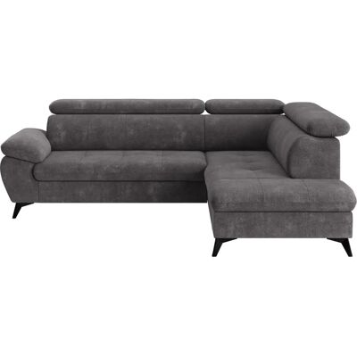COTTA Hudson L-Form Grau Couch - Sofa COTTA Hudson L-Form Grau Couch - Sofa