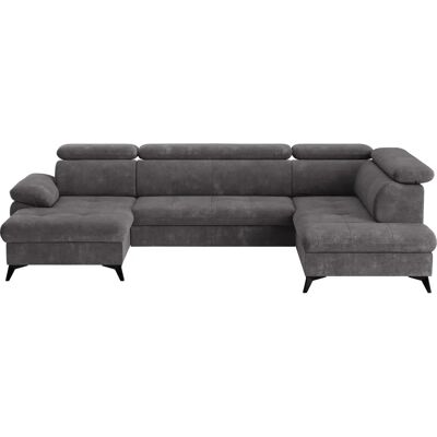 COTTA Hudson U-Form Grau Sofa - Sofas COTTA Hudson U-Form Grau Sofa - Sofas