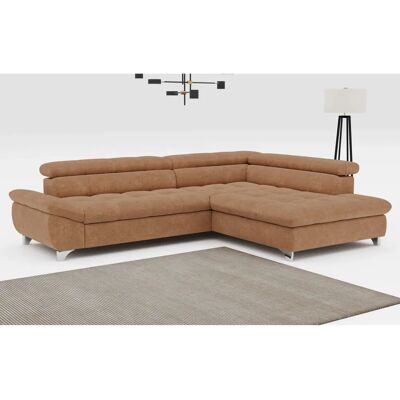 COTTA Gemini L-Form Cognac Sofa - Sofa COTTA Gemini L-Form Cognac Sofa - Sofa