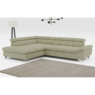 COTTA Gemini L-Form Sofa - Verstellbare Kopfstützen, Schlaffunktion, XXL-Sitz - Sofa COTTA Gemini L-Form Sofa - Verstellbare Kopfstützen, Schlaffunktion, XXL-Sitz - Sofa