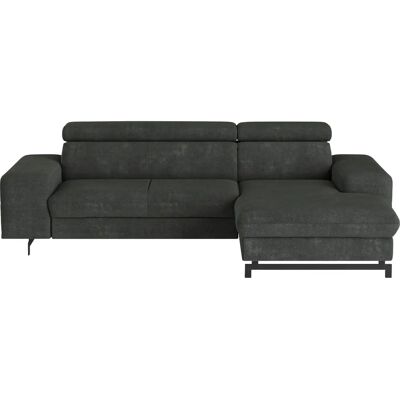 COTTA Emma L-Form Sofa - Verstellbare Kopfstützen, Bettkasten, Rechts Ottomane COTTA Emma L-Form Sofa - Verstellbare Kopfstützen, Bettkasten, Rechts Ottomane