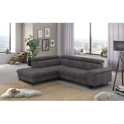COTTA Emma L-Form Graphit Ecksofa - Verstellbar, Stauraum, Europa COTTA Emma L-Form Graphit Ecksofa - Verstellbar, Stauraum, Europa