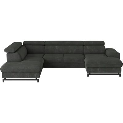 COTTA Emma U-Form Sofa - U-Form, Verstellbare Kopfstützen, Optional mit Schlaffunktion COTTA Emma U-Form Sofa - U-Form, Verstellbare Kopfstützen, Optional mit Schlaffunktion