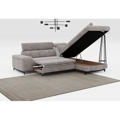 COTTA Emma L-Form Taupe Sofa - Sofa COTTA Emma L-Form Taupe Sofa - Sofa