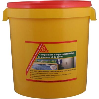 Sika Top Micro-mortier - Revêtement étanche pour piscines et caves - Publicité Sika Top Micro-mortier - Revêtement étanche pour piscines et caves - Publicité