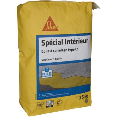 Sika Ceram Classic - Grigio - 25kg Colla per piastrelle Sika Ceram Classic - Grigio - 25kg Colla per piastrelle