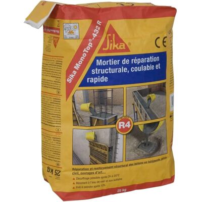 Mortero hidráulico Sika MonoTop-432R - 25kg - Hormigón gris Mortero hidráulico Sika MonoTop-432R - 25kg - Hormigón gris
