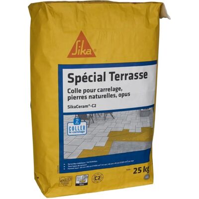 Colla grigia per piastrelle - 25kg - Interno/Esterno Colla grigia per piastrelle - 25kg - Interno/Esterno