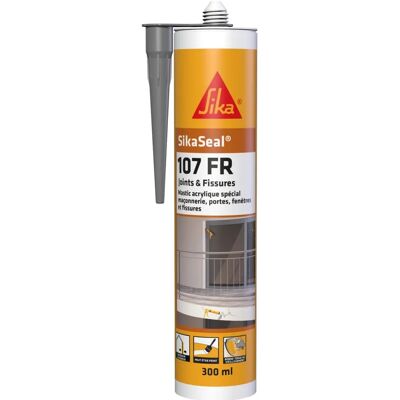 Fermeture Sika - Joint et fissure 107 - Gris - 300ml - Publicité Fermeture Sika - Joint et fissure 107 - Gris - 300ml - Publicité