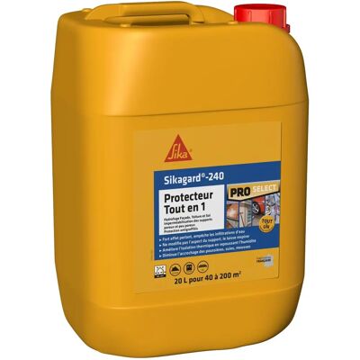 Sika - Protec. d'étanchéité Gard-240 Tout-en-1 - 20L - Jaune - Protecteur d'étanchéité - Publicité Sika - Protec. d'étanchéité Gard-240 Tout-en-1 - 20L - Jaune - Protecteur d'étanchéité - Publicité