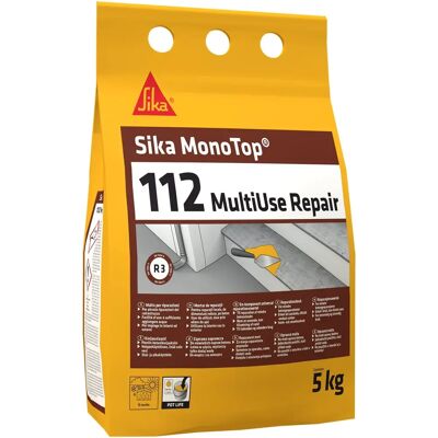 Sika Monotop 112 Reparaturmörtel - Grau - 5kg Sika Monotop 112 Reparaturmörtel - Grau - 5kg