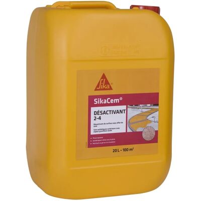 Sika - Desactivador de superficies 2-4 20L - Acabado de concreto Sika - Desactivador de superficies 2-4 20L - Acabado de concreto