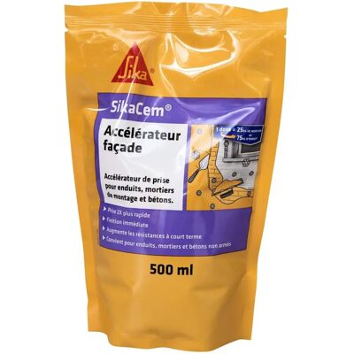 SIKA Zementbeschleuniger - 500ml - Klar - Verkürzt Aushärtungstid SIKA Zementbeschleuniger - 500ml - Klar - Verkürzt Aushärtungstid