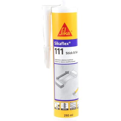 Sika 111 Veelzijdige Kit en Lijm - Binnen/Buiten - 290ml Sika 111 Veelzijdige Kit en Lijm - Binnen/Buiten - 290ml