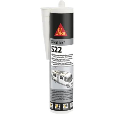 Sikaflex 522 Silicone Dichtstoff Blanc - Caravan & Motorhome - Publicité Sikaflex 522 Silicone Dichtstoff Blanc - Caravan & Motorhome - Publicité