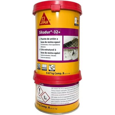 SIKA - dur-32 plus - 1 kg - Adesivo strutturale epossidico SIKA - dur-32 plus - 1 kg - Adesivo strutturale epossidico
