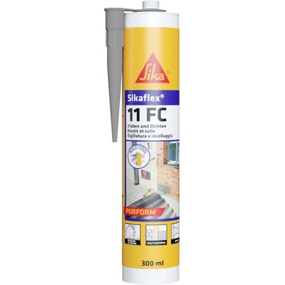 Sika - Flex 11 FC Purform - Grigio - Colla e Sigillante - Interni & Esterni - 300ml Sika - Flex 11 FC Purform - Grigio - Colla e Sigillante - Interni & Esterni - 300ml