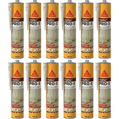 Sika Sikaflex PRO 3 - Gris - 300ml Sellador para construcción Sika Sikaflex PRO 3 - Gris - 300ml Sellador para construcción