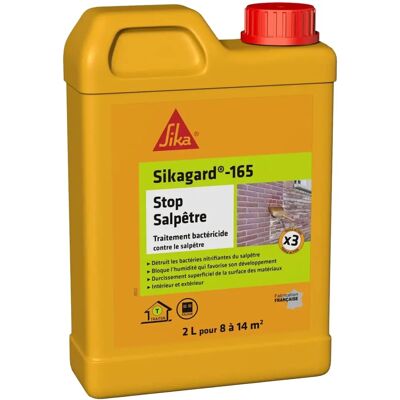 Sika Sikagard 165 Arrêt Salpêtre - 2L Traitement Salpêtre - Publicité Sika Sikagard 165 Arrêt Salpêtre - 2L Traitement Salpêtre - Publicité