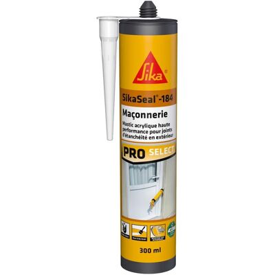 Sika Seal-184 Mastic Silicone pour Murature - Blanc 300ml - Publicité Sika Seal-184 Mastic Silicone pour Murature - Blanc 300ml - Publicité