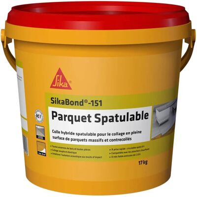 Sika Bond-151 Colle élastique pour parquet - 17kg - Marron - Colle pour sol - Publicité Sika Bond-151 Colle élastique pour parquet - 17kg - Marron - Colle pour sol - Publicité