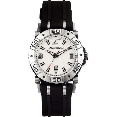 Χρονόμετρο χεριού Chronotech RW0038 Ασημί - Wrist watch Χρονόμετρο χεριού Chronotech RW0038 Ασημί - Wrist watch
