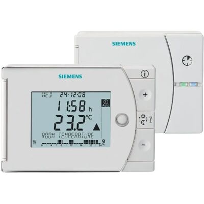 Termostato inalámbrico Siemens REV24RF - Hasta 3 períodos - Calefacción/Enfriamiento Termostato inalámbrico Siemens REV24RF - Hasta 3 períodos - Calefacción/Enfriamiento