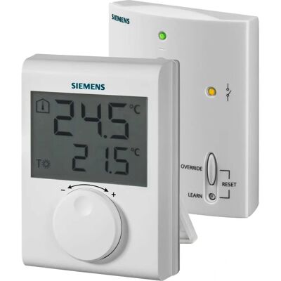 Siemens RDH100 Bezdrátový pokojový termostat - Digitální, Jasný displej Siemens RDH100 Bezdrátový pokojový termostat - Digitální, Jasný displej