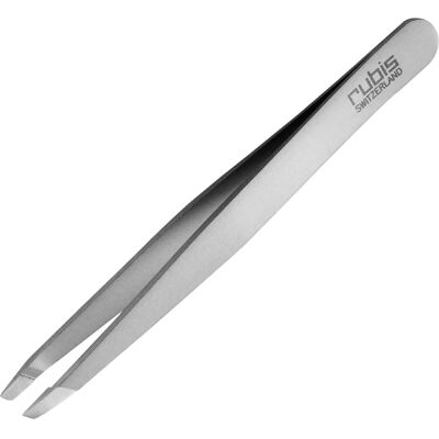 Rubis Black Antibacterial Slant Tweezers - Tweezers 102 Rubis Black Antibacterial Slant Tweezers - Tweezers 102
