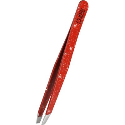 Rubis Switzerland - Slant Tweezers - Red Glitter - Tweezer - Publicité Rubis Switzerland - Slant Tweezers - Red Glitter - Tweezer - Publicité