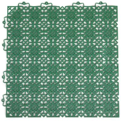 Andiamo 202.401 - Set Pavimento di plastica, 38 x 38 cm, 7 unità, 1 m², Verde Andiamo 202.401 - Set Pavimento di plastica, 38 x 38 cm, 7 unità, 1 m², Verde