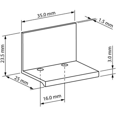 Maniglia per specchio W. Schneider GmbH - Montaggio superficiale, cromata - 139.004.01.54 Maniglia per specchio W. Schneider GmbH - Montaggio superficiale, cromata - 139.004.01.54