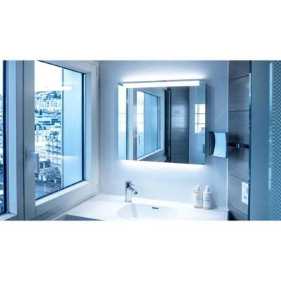 Espejo LED W. Schneider GmbH - 87x78x14cm - Blanco - Ajustable Espejo LED W. Schneider GmbH - 87x78x14cm - Blanco - Ajustable