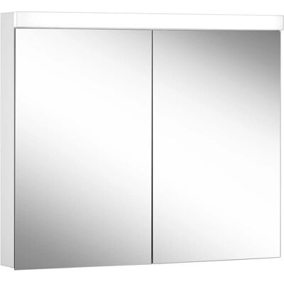 W. Schneider GmbH Schneider LOWLINE Basic LED Lichtspiegelschrank - 2 Türen - 90x74.8cm - Weiß W. Schneider GmbH Schneider LOWLINE Basic LED Lichtspiegelschrank - 2 Türen - 90x74.8cm - Weiß