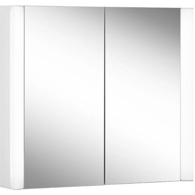 W. Schneider GmbH Modelo 175.080.02.0201 Gabinete Espejo LED - Blanco - Muebles de baño W. Schneider GmbH Modelo 175.080.02.0201 Gabinete Espejo LED - Blanco - Muebles de baño