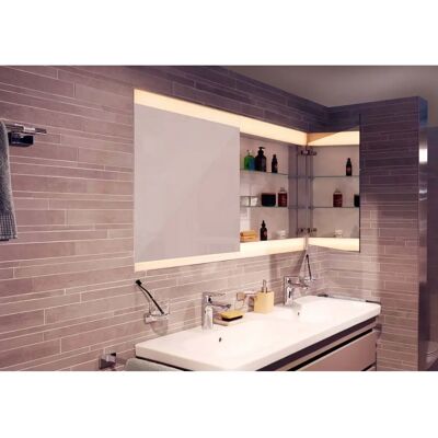 Armario de Espejo LED Schneider ADVANCED Line Superior - 180x76cm, Gris, HCL Armario de Espejo LED Schneider ADVANCED Line Superior - 180x76cm, Gris, HCL