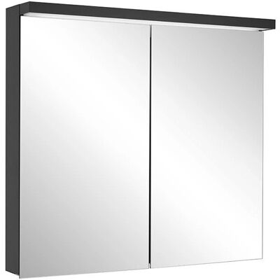 W. Schneider GmbH Schneider Línea Avanzada Ultimate LED Espejo Armario - Negro mate - 59,5x72,6x17,8cm - Montaje en pared W. Schneider GmbH Schneider Línea Avanzada Ultimate LED Espejo Armario - Negro mate - 59,5x72,6x17,8cm - Montaje en pared