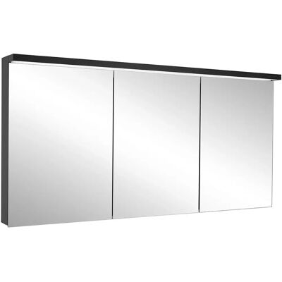 W. Schneider GmbH Advanced Line Ultimate LED Spiegelschrank - 3 Türen, Schwarz W. Schneider GmbH Advanced Line Ultimate LED Spiegelschrank - 3 Türen, Schwarz