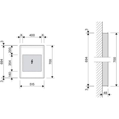 W. Schneider GmbH LED-Spiegel mit Heizung - IP44 - 4000K - 2470lm W. Schneider GmbH LED-Spiegel mit Heizung - IP44 - 4000K - 2470lm