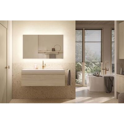 W. Schneider GmbH - ADVANCED Line Comfort - 61.5x71.5x12 cm - negro mate - LED espejo armario W. Schneider GmbH - ADVANCED Line Comfort - 61.5x71.5x12 cm - negro mate - LED espejo armario