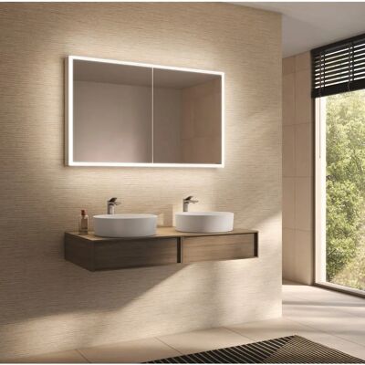 Schneider GLOW D2W Spiegelschrank - 2 Türen, 60/60cm - Spiegelschrank Schneider GLOW D2W Spiegelschrank - 2 Türen, 60/60cm - Spiegelschrank
