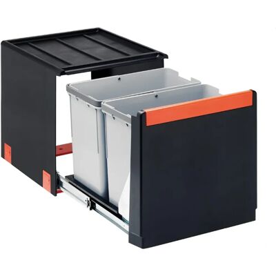 Franke Cube 40 28L Rektangulär Svart - Soppsystem - 40 cm, Svart, 28L Franke Cube 40 28L Rektangulär Svart - Soppsystem - 40 cm, Svart, 28L