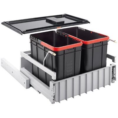 Franke - Sorter Duo 60 - 44 L - 2 recipiente - Sistem de sortare a deșeurilor Franke - Sorter Duo 60 - 44 L - 2 recipiente - Sistem de sortare a deșeurilor