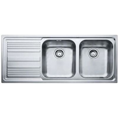 Lavello Franke LLX 621 Doppio Seno Acciaio Satinato - Lavello da Cucina Lavello Franke LLX 621 Doppio Seno Acciaio Satinato - Lavello da Cucina