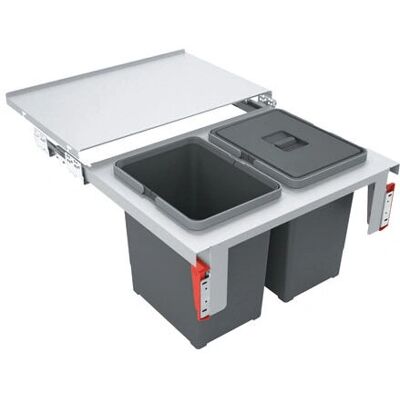 Franke Abfalltrenner mit Sortiersystem - Grau Franke Abfalltrenner mit Sortiersystem - Grau