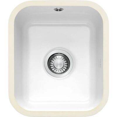 Franke VBK 110-33 White Ceramic Undermount Sink - Single Bowl Franke VBK 110-33 White Ceramic Undermount Sink - Single Bowl