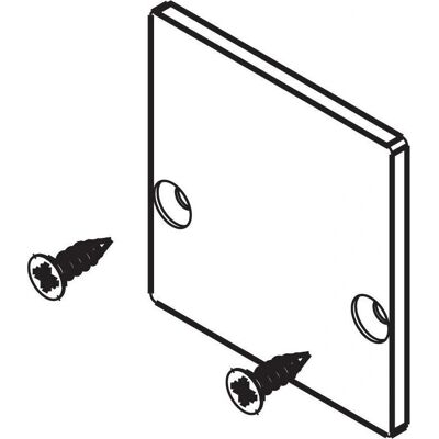 HAWA - Aperto 60/GL - Aluminium - Laufschienenabdeckkappen - Scharniere HAWA - Aperto 60/GL - Aluminium - Laufschienenabdeckkappen - Scharniere