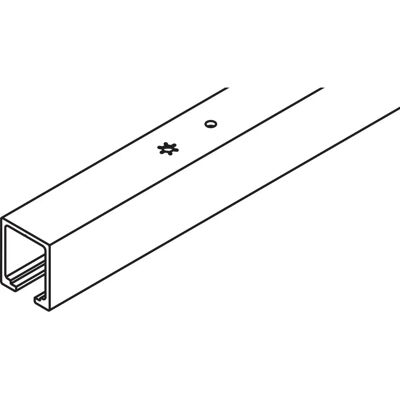 HAWA - Laufschiene Junior 80/100 - Aluminium - L=2500 - Schiebetürschiene HAWA - Laufschiene Junior 80/100 - Aluminium - L=2500 - Schiebetürschiene