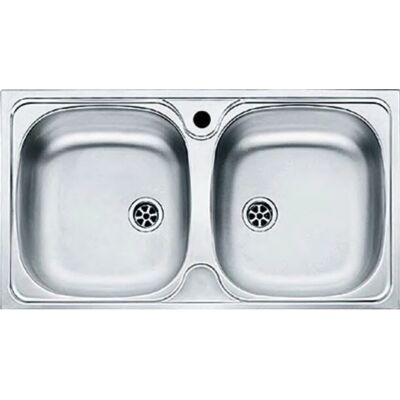 Fregadero de Cocina Mepamsa 78.43 Inox Rectangular Encimera Fregadero de Cocina Mepamsa 78.43 Inox Rectangular Encimera
