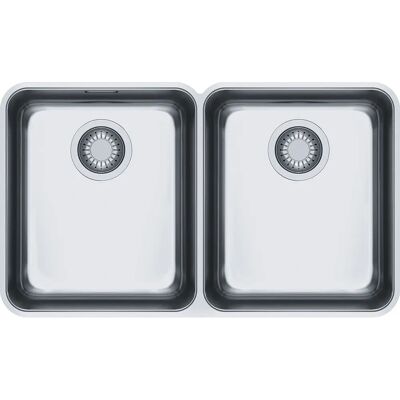 Fregadero Franke Aton ANX 120 Acero inoxidable - Rectangular, Doble cuenca Fregadero Franke Aton ANX 120 Acero inoxidable - Rectangular, Doble cuenca
